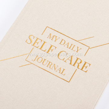 A5 Linen Cover Self-Care Journal Planner